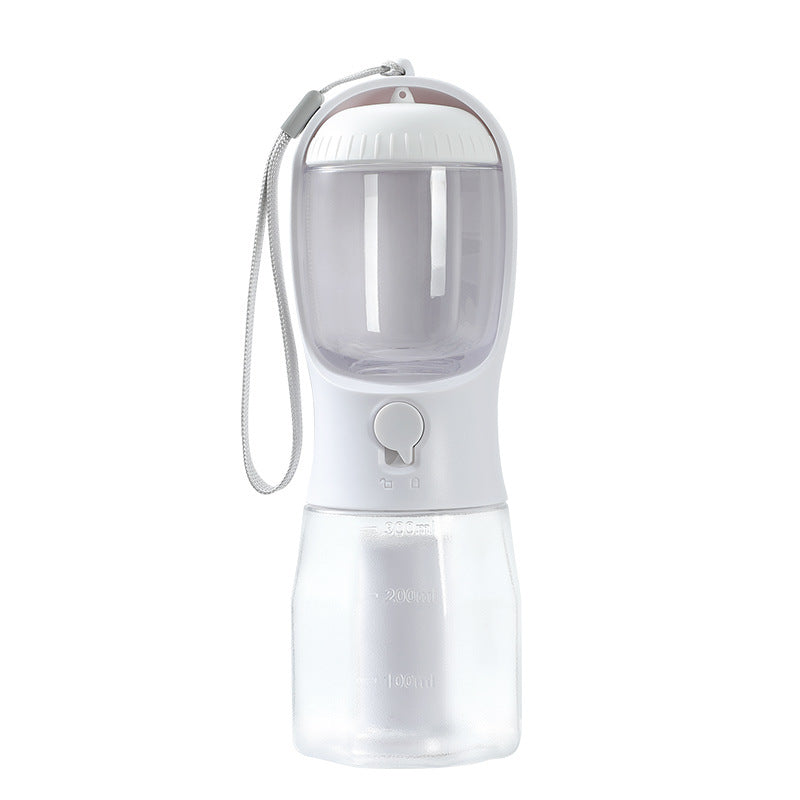 3-in-1 Pet Travel Bottle — Water, Food & Waste Bag, 9 Colors