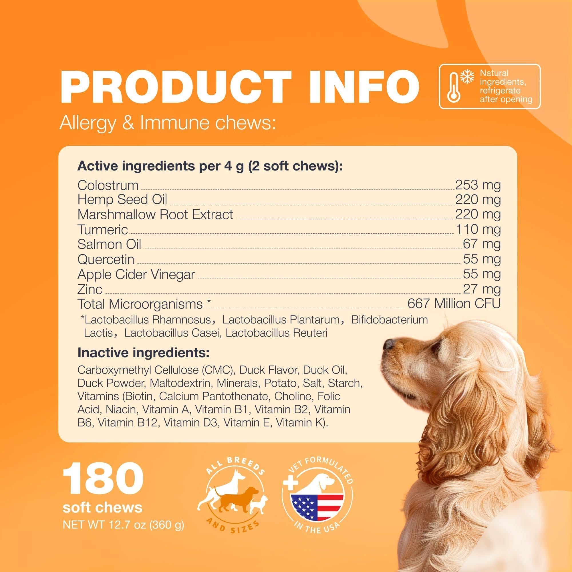Dog Allergy Relief Chews Itch Relief for Dogs Anti Itch Dog Allergy Chews US