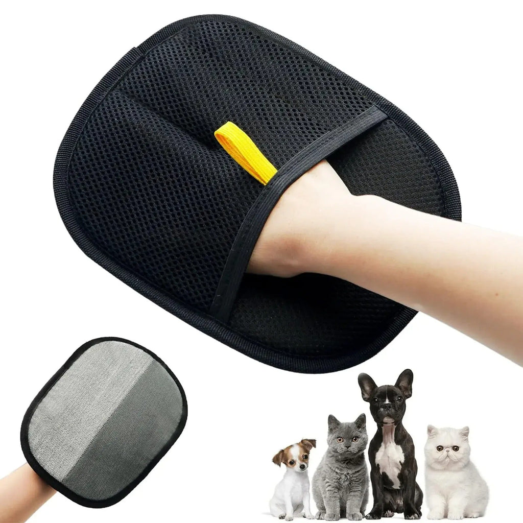 2PCS Static Pet Hair Removal Gloves | Grooming Mitt for Cats and Dogs
