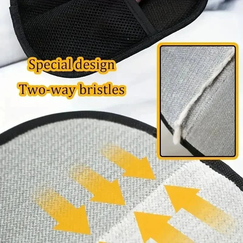 2PCS Static Pet Hair Removal Gloves | Grooming Mitt for Cats and Dogs