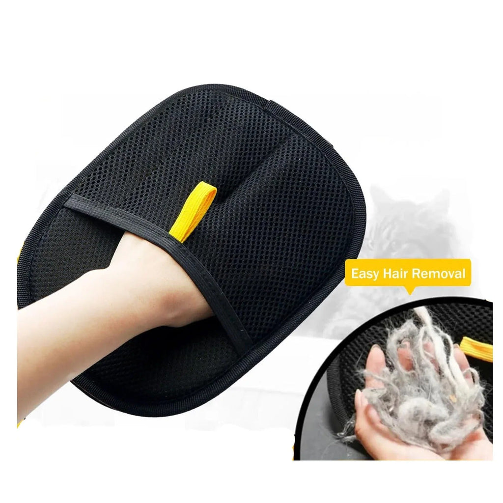 2PCS Static Pet Hair Removal Gloves | Grooming Mitt for Cats and Dogs